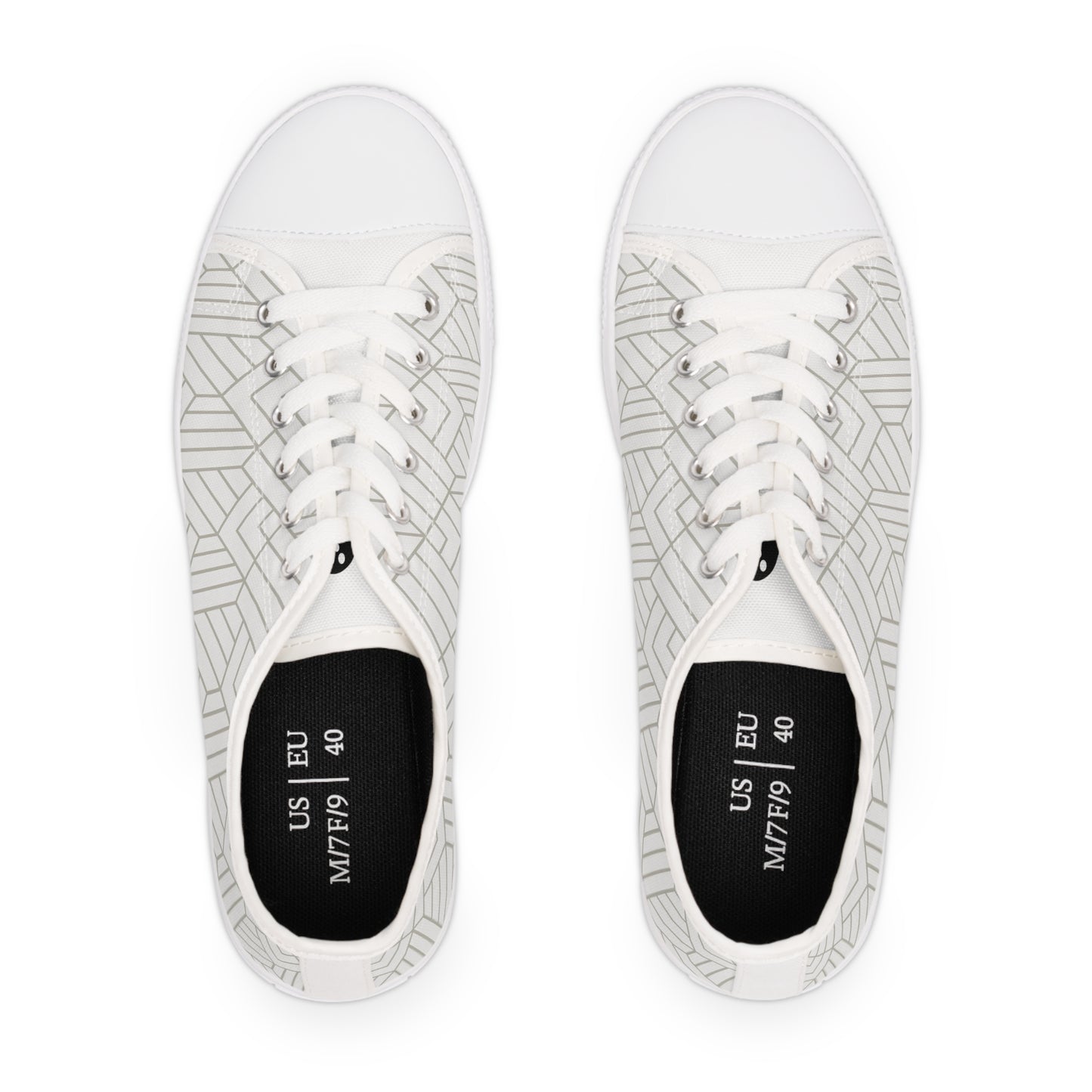 Women's Low Top Pattern Sneakers