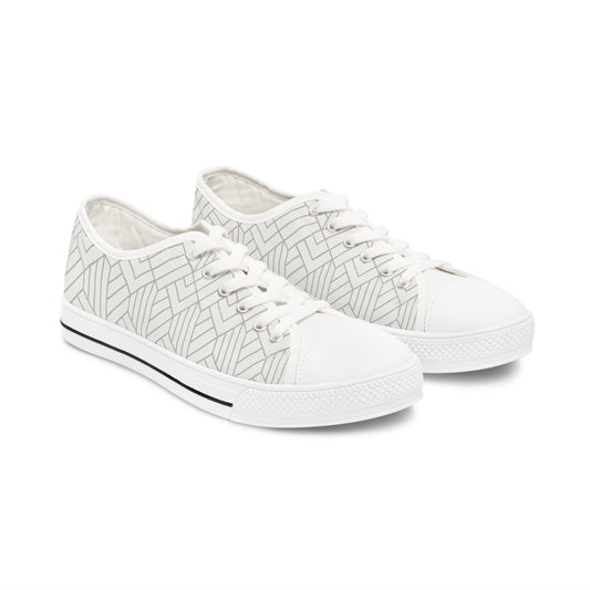 Women's Low Top Pattern Sneakers