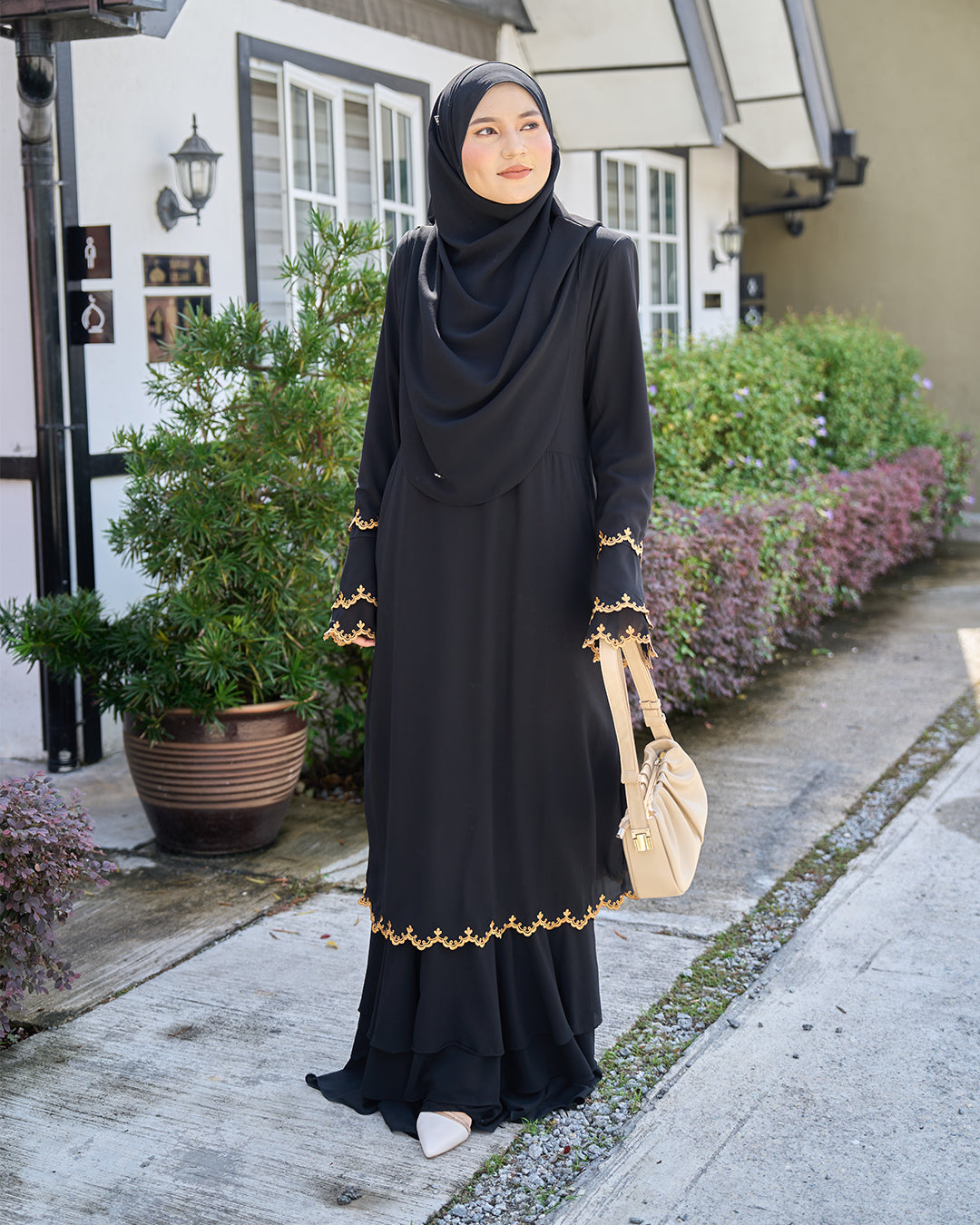 Serene Ruffle Abaya