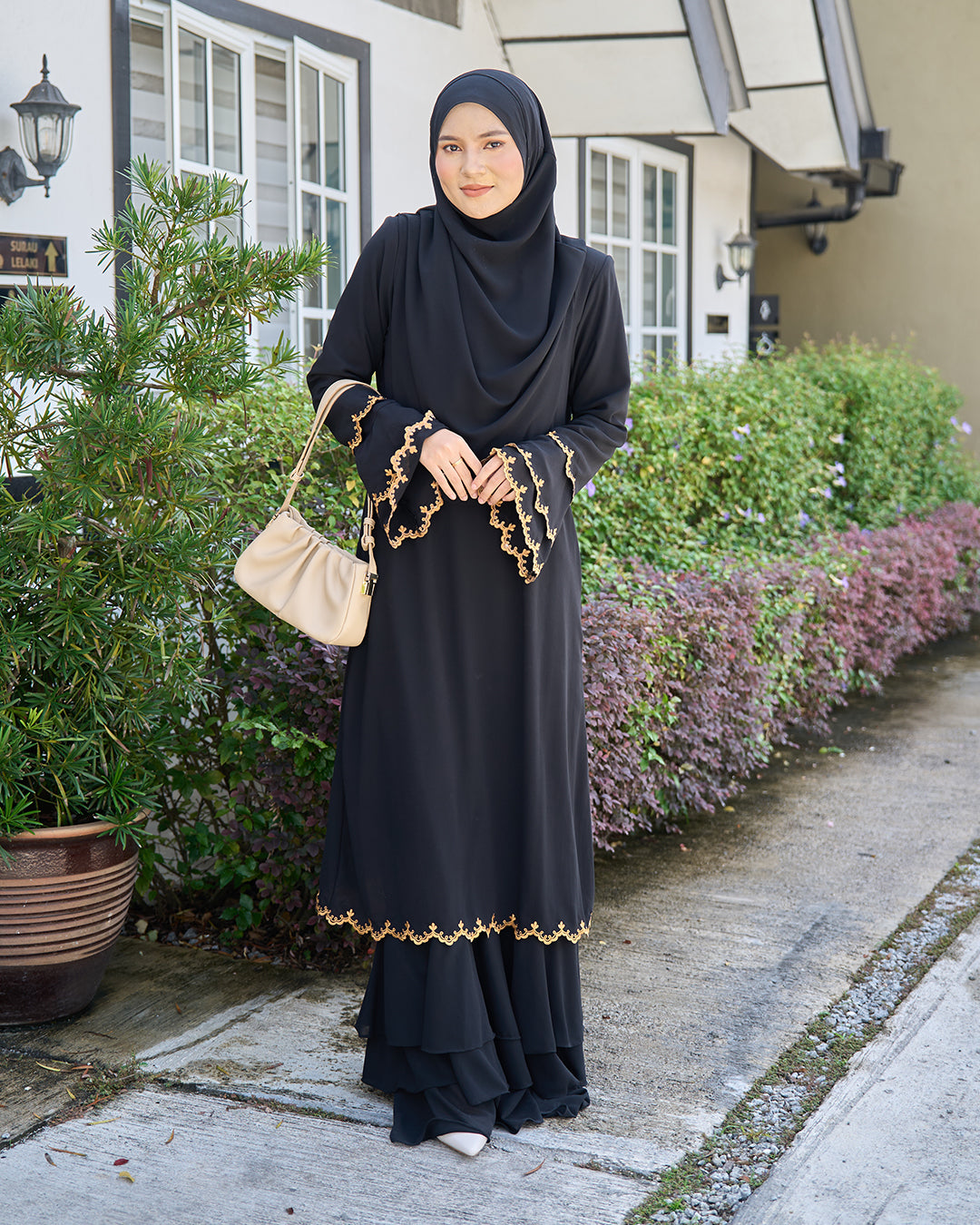 Serene Ruffle Abaya