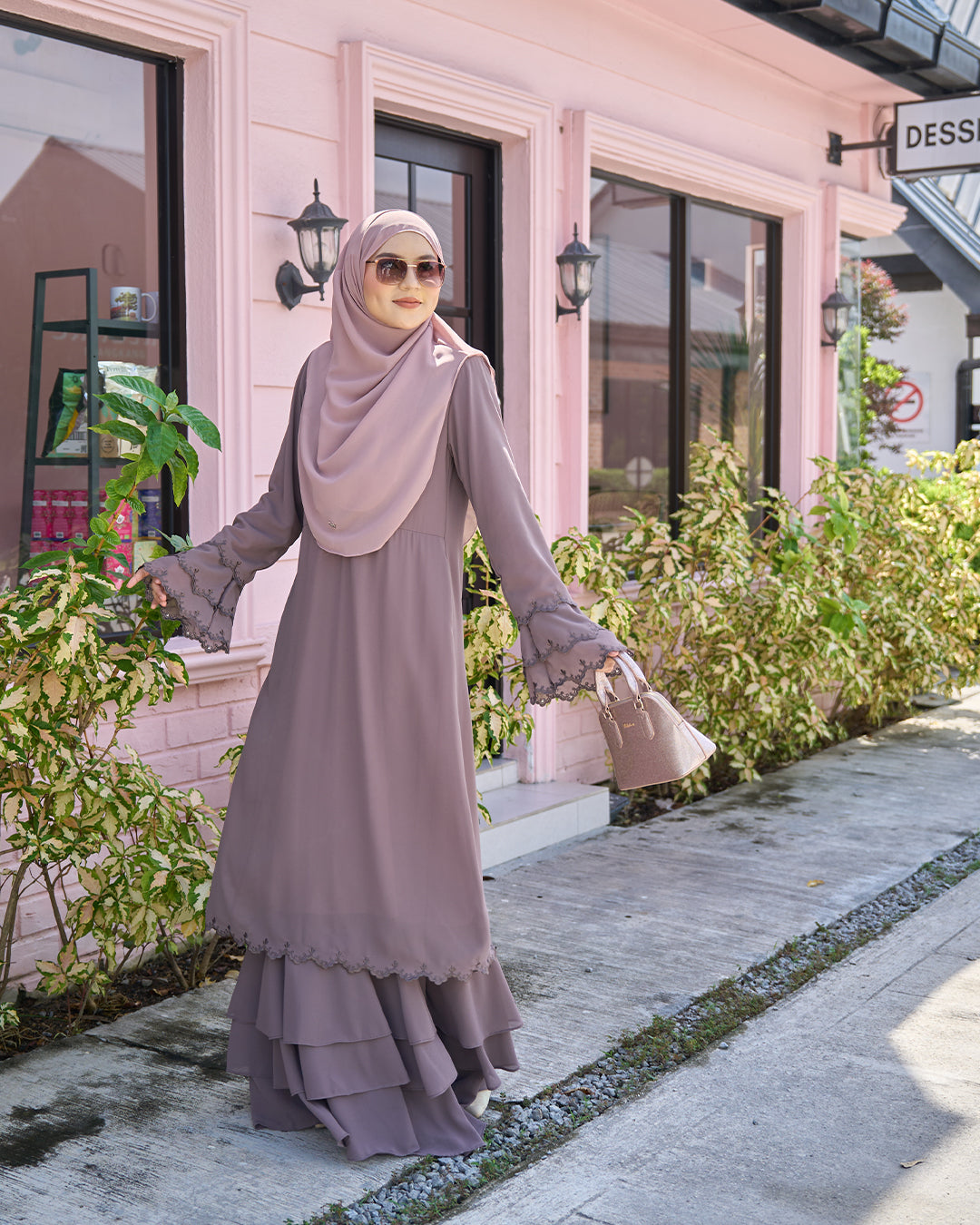 Serene Ruffle Abaya