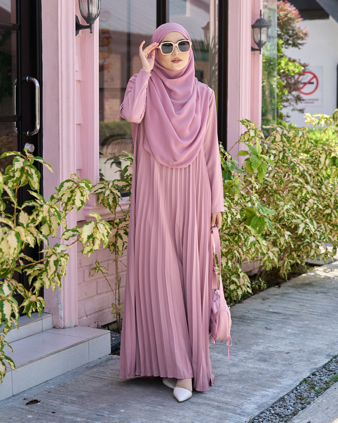 Pure Elegance Pleated Dress