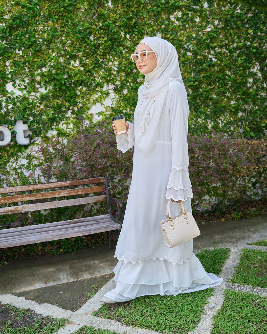 Serene Ruffle Abaya